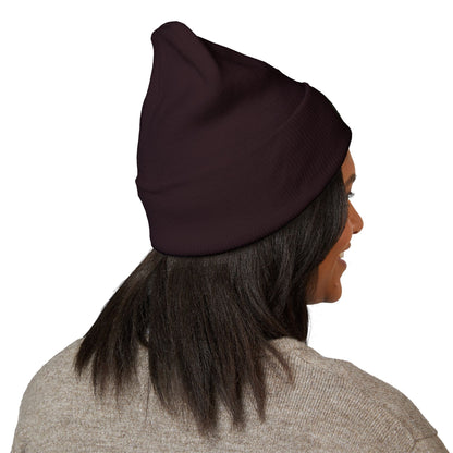Embroidered Cuffed Beanie — Just Another Small Business
