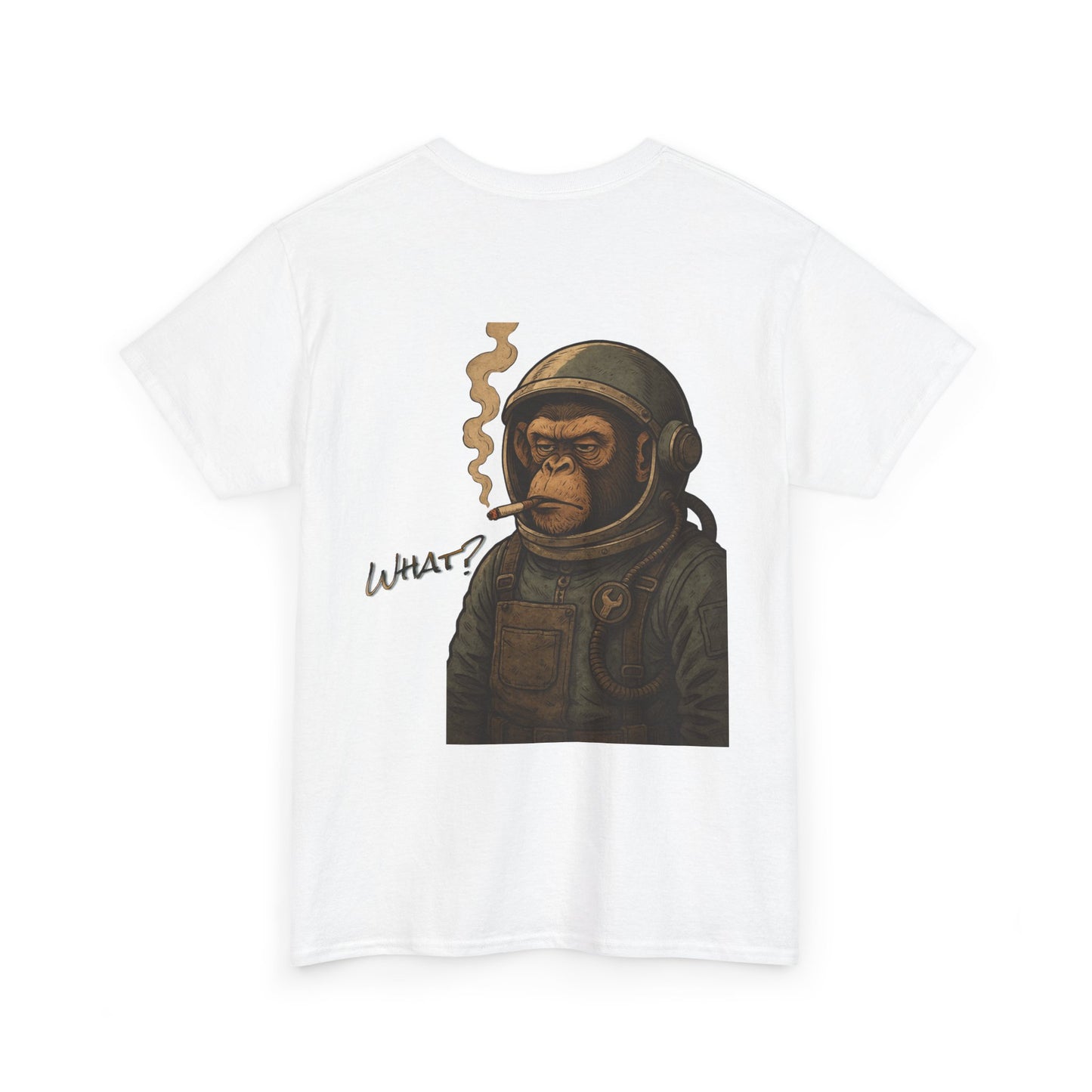Chimp Astronaut Tee — Smoking Monkey