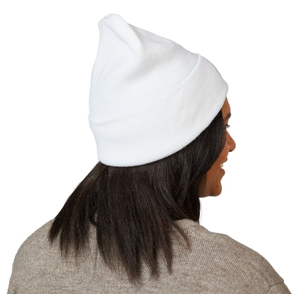 Embroidered Cuffed Beanie — Just Another Small Business