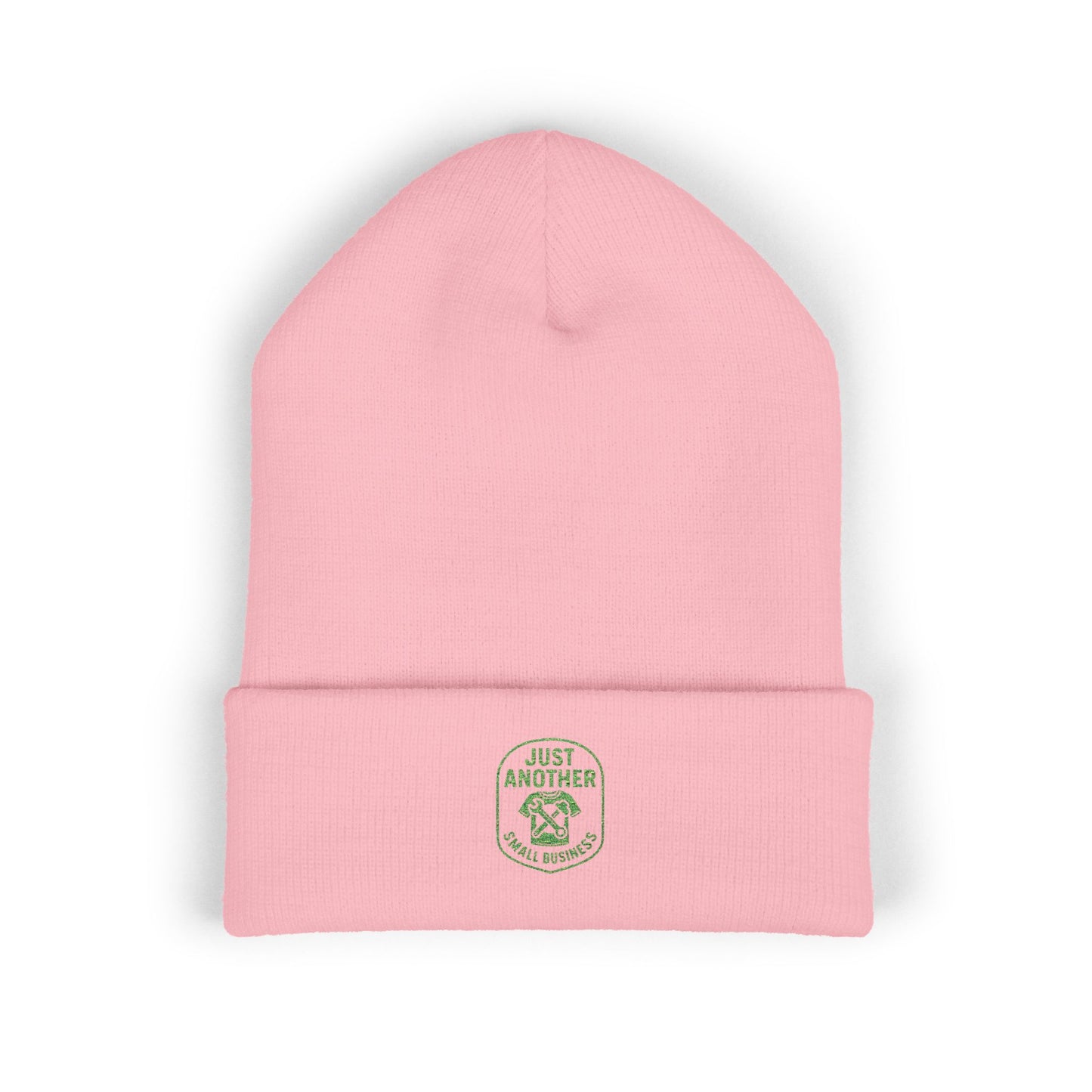 Embroidered Cuffed Beanie — Just Another Small Business