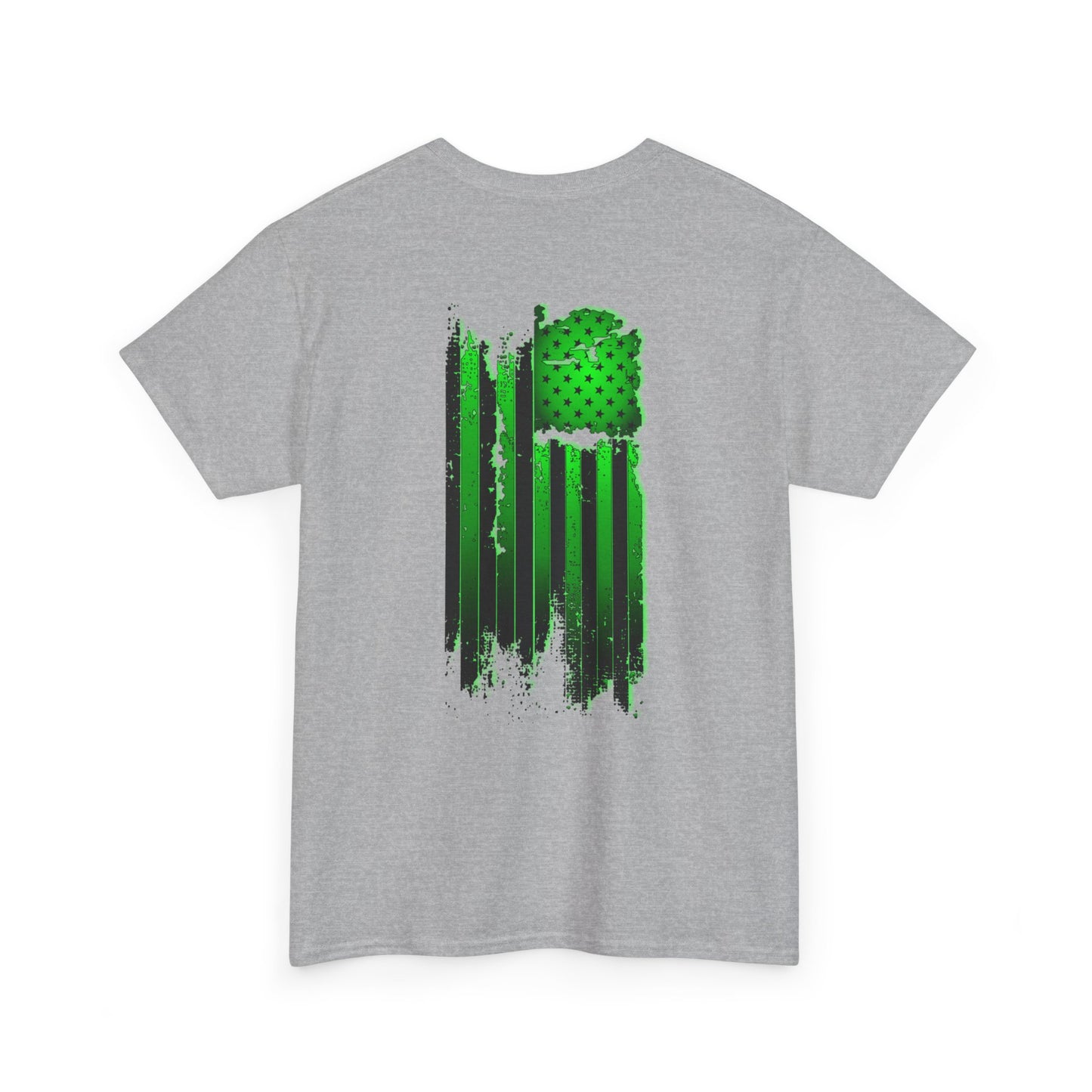 T-Shirt — Green US Flag