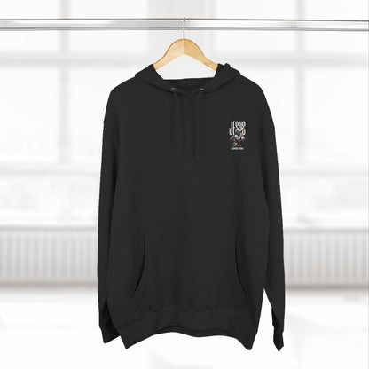 Angel Statue Graphic Hoodie — 'Sanctified, Saved' Vintage Art Streetwear