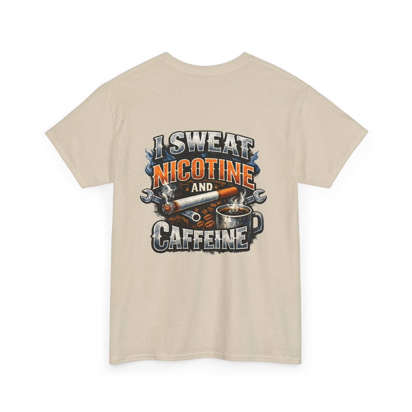 Nicotine and Caffeine Graphic Tee