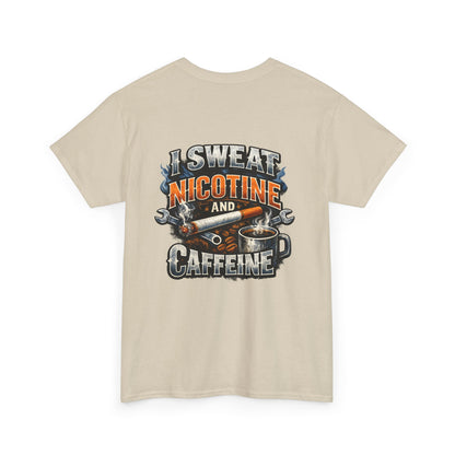 Nicotine and Caffeine Graphic Tee