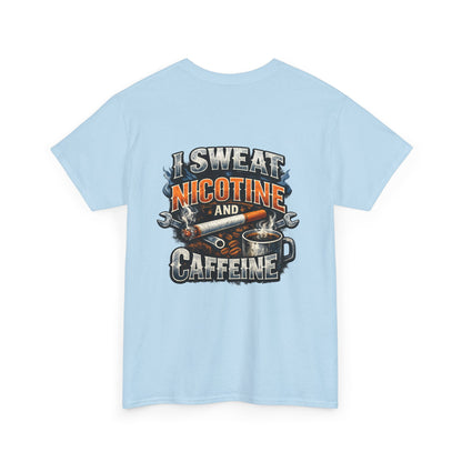 Nicotine and Caffeine Graphic Tee