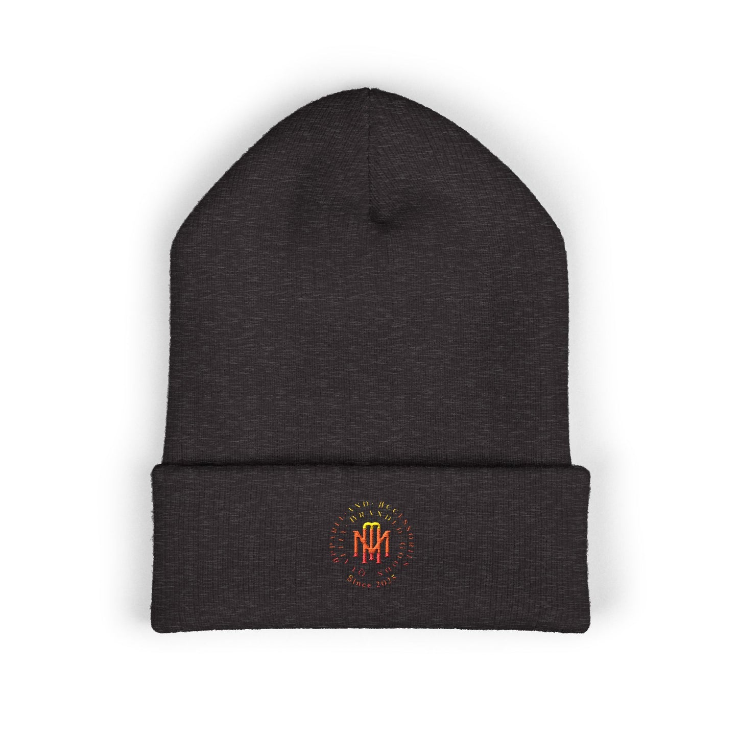 Embroidered Flame MM Beanie — Maintenance Monkey Beanie