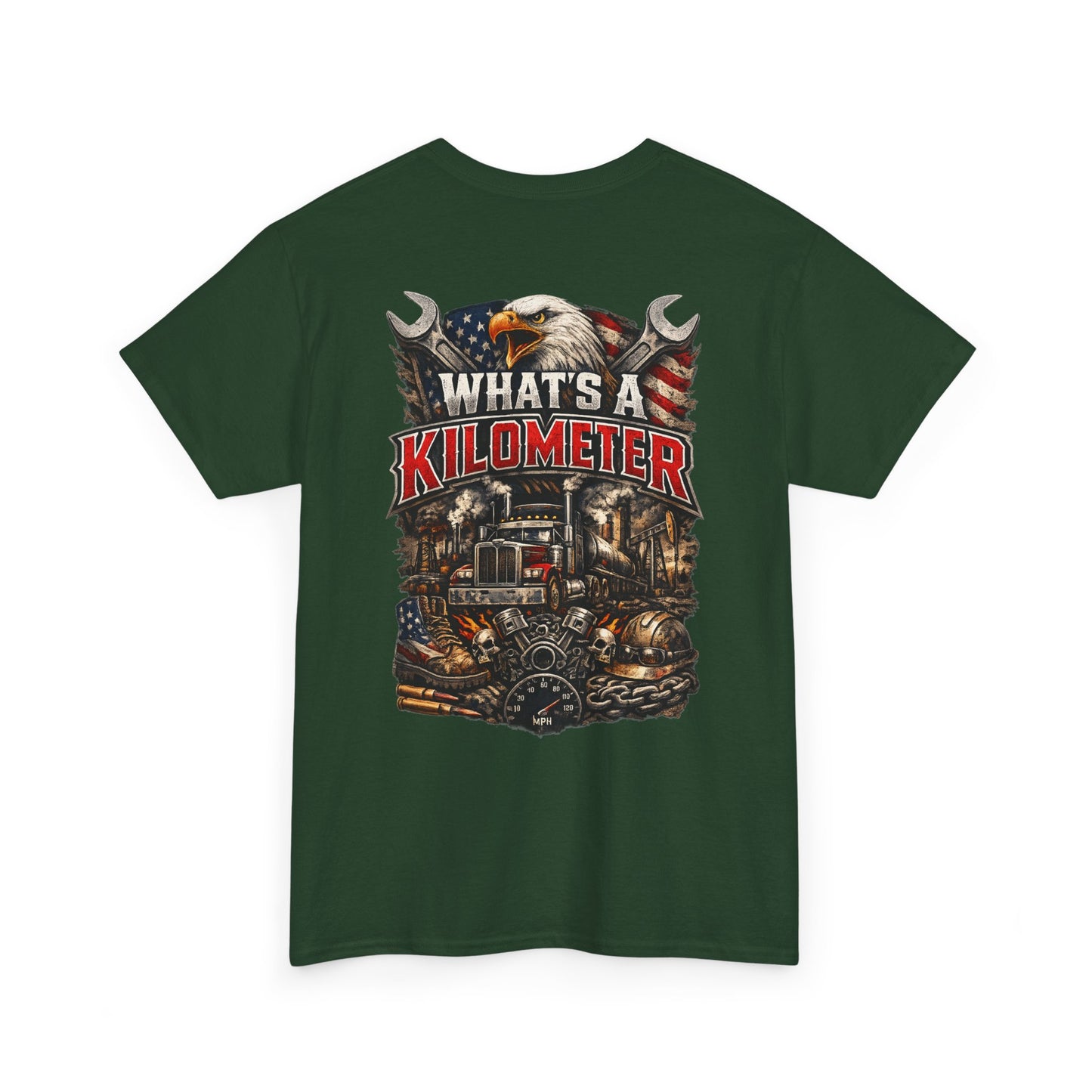 What's a Kilometer? Vintage Semi Truck T-Shirt