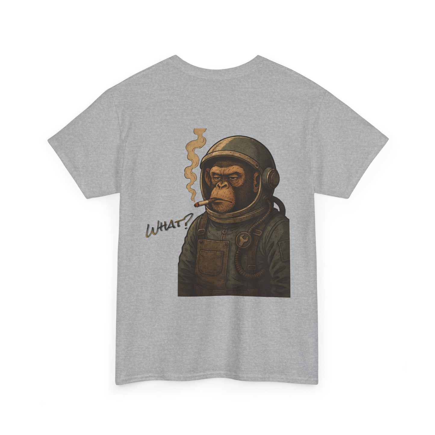 Chimp Astronaut Tee — Smoking Monkey