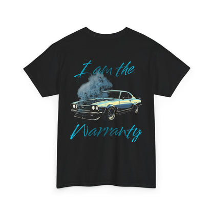 Vintage Muscle Car Tee — “I am the Warranty” Graphic T-Shirt