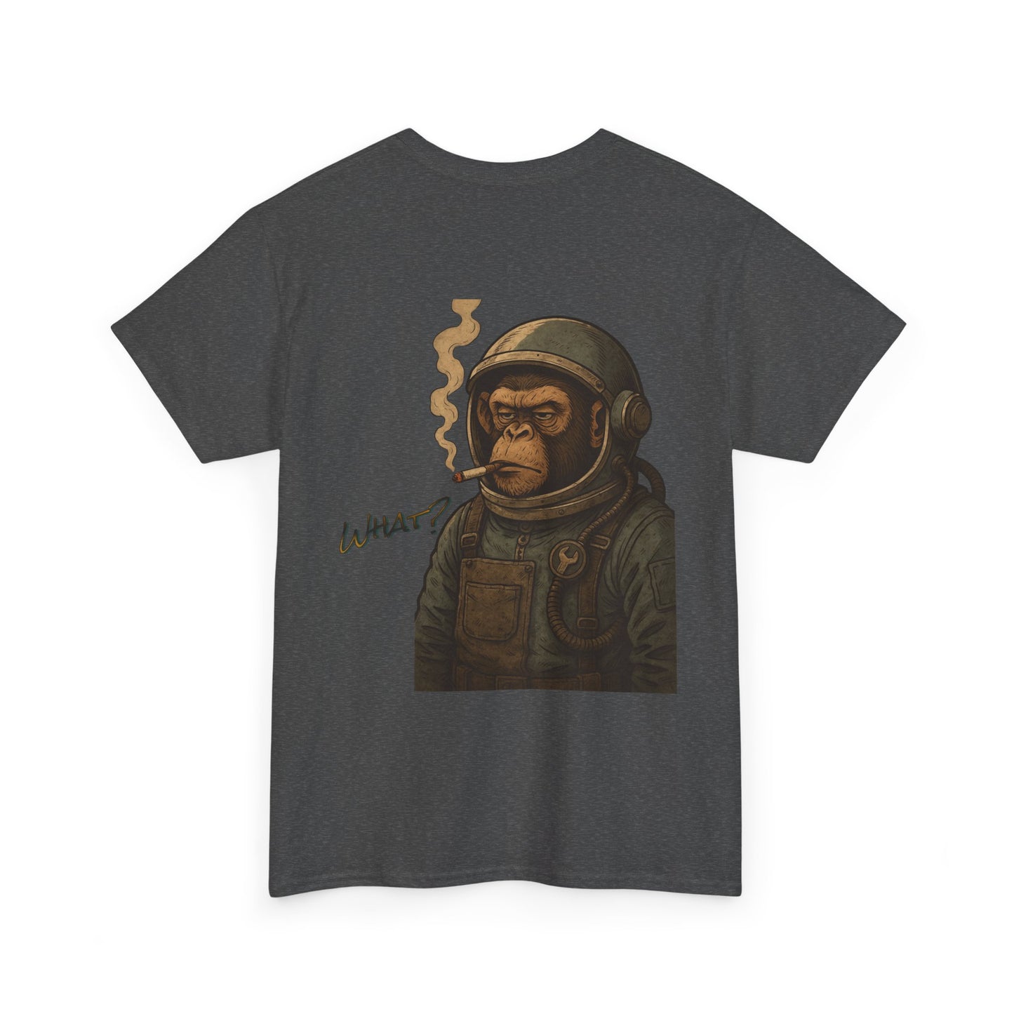 Chimp Astronaut Tee — Smoking Monkey