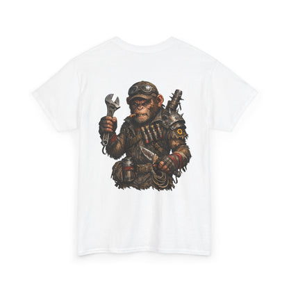 Mechanic Monkey Graphic Tee — Steampunk Toolmaster Backprint