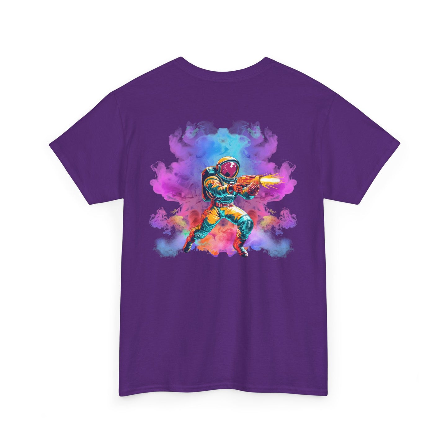 Astronaut Watercolor Tee — Colorful Space Explorer Graphic T‑Shirt