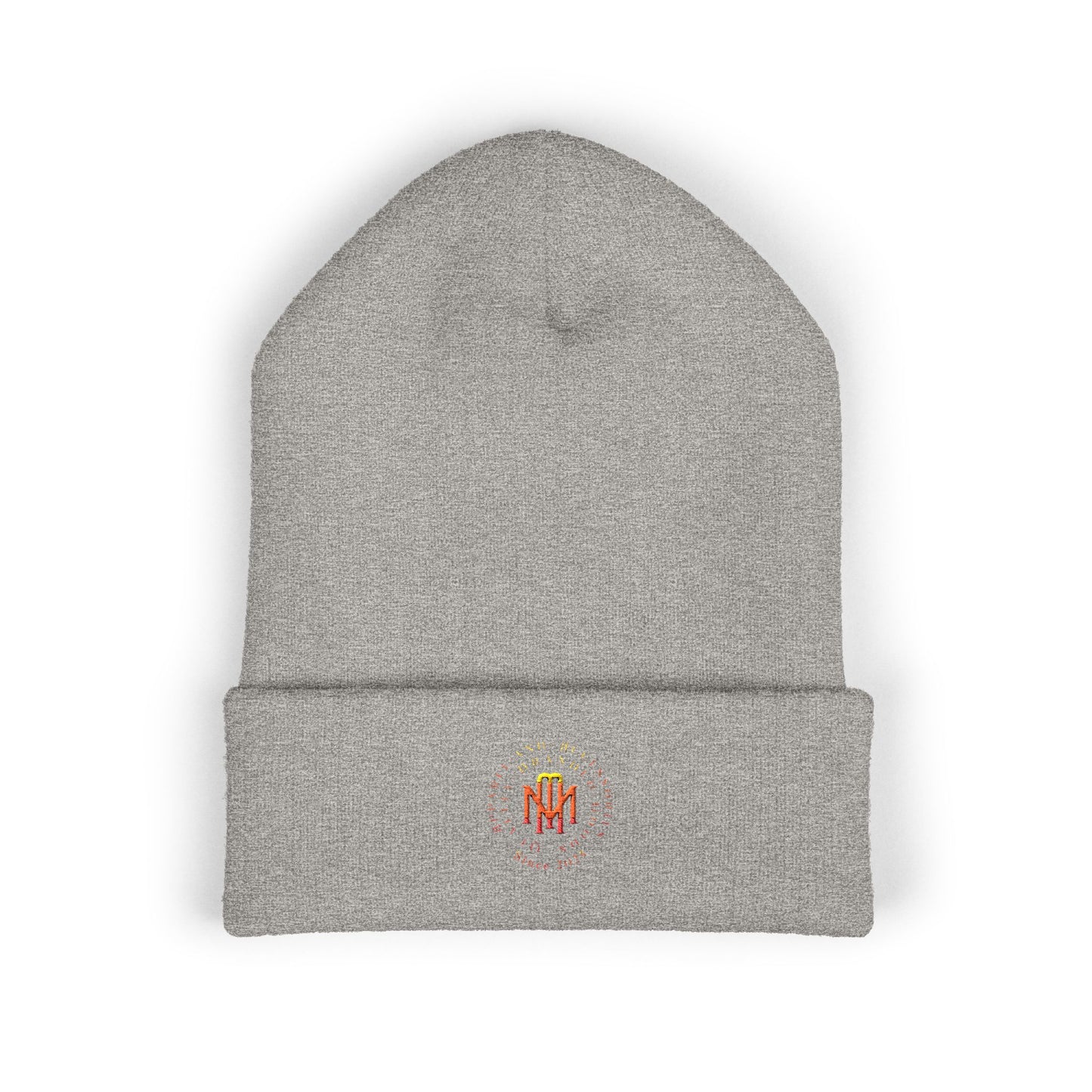 Embroidered Flame MM Beanie — Maintenance Monkey Beanie