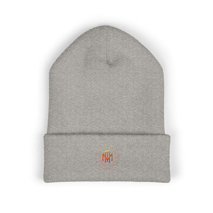 Embroidered Flame MM Beanie — Maintenance Monkey Beanie