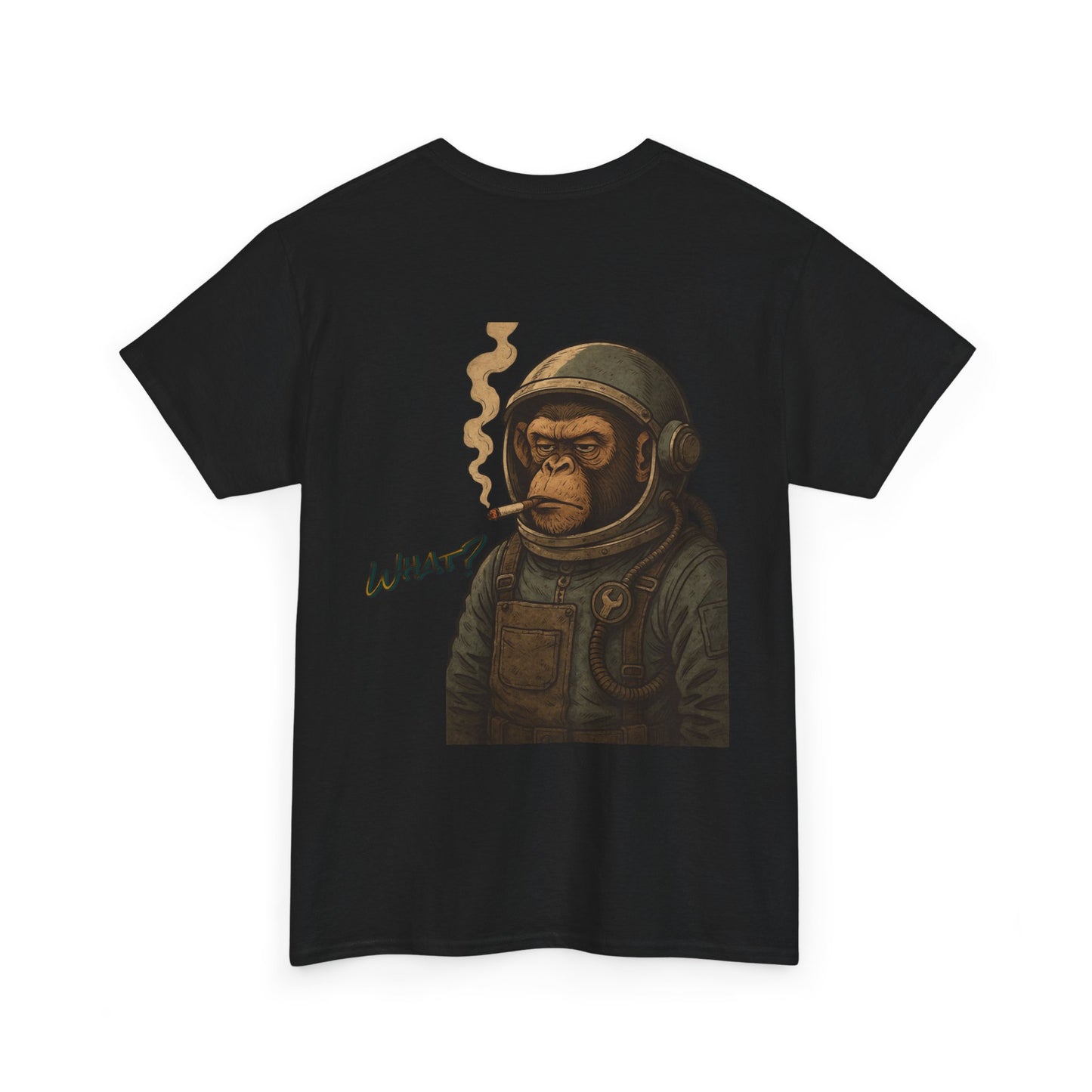 Chimp Astronaut Tee — Smoking Monkey