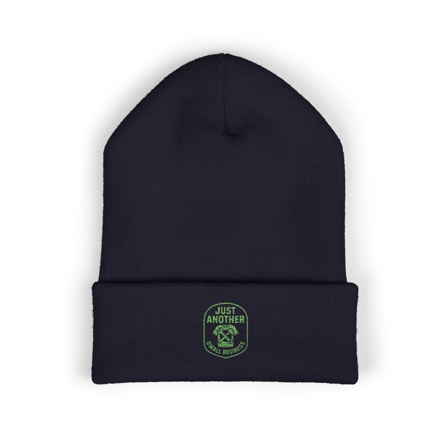 Embroidered Cuffed Beanie — Just Another Small Business