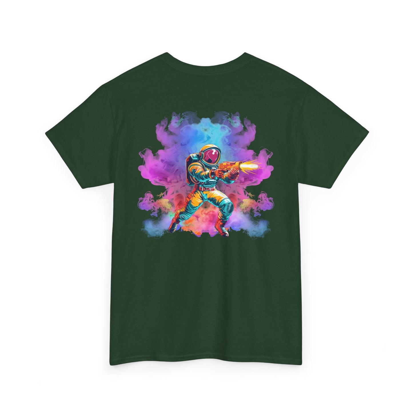 Astronaut Watercolor Tee — Colorful Space Explorer Graphic T‑Shirt