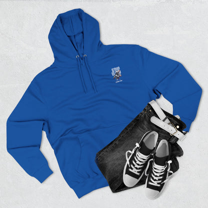 Angel Statue Graphic Hoodie — 'Sanctified, Saved' Vintage Art Streetwear