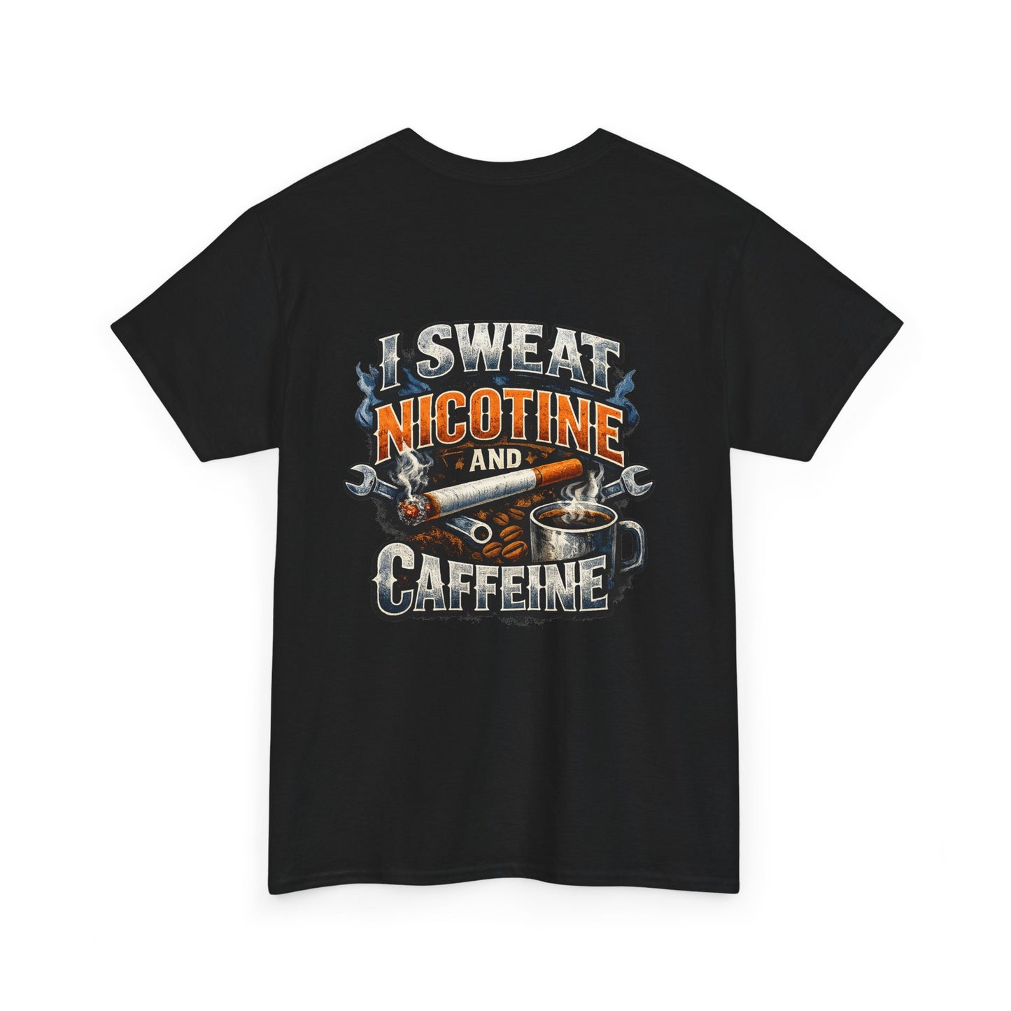 Nicotine and Caffeine Graphic Tee