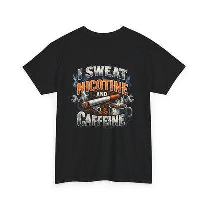 Nicotine and Caffeine Graphic Tee